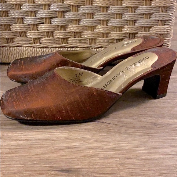 Chinese Laundry Shoes - Vintage Chinese Laundry Copper 2”Slipon Heels |7.5